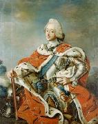 Carl Gustaf Pilo Portrait of King Frederik V of Denmark oil painting on canvas